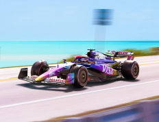 【赛车体育】RB 为迈阿密大奖赛揭晓了一款引人注目的“变色龙”涂装