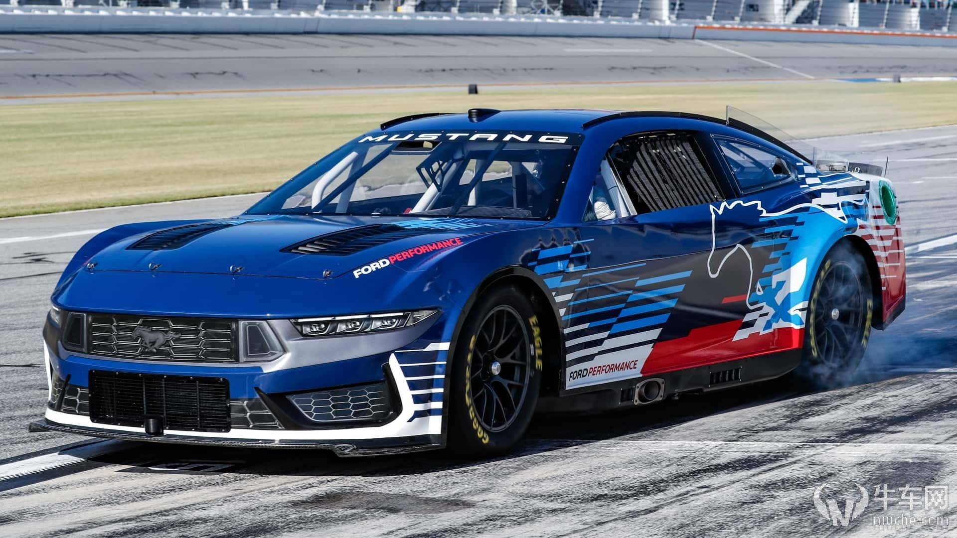 【赛车体育】福特Mustang新赛车 2024赛季NASCAR赛车